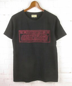 MST9533 CUSHMAN クッシュマン MATTSONS マトソンズ Tシャツ M ブラック（クリックポスト可）