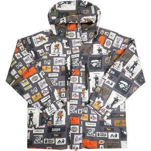 A BATHING APE ア ベイシング エイプ MULTI LABEL HOODIE JACKET フーディジャケット マルチ Size 【M】 【中古品-非常に良い】 20807268