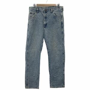 Wrangler デニムパンツ W36 ラングラー ビッグサイズ メキシコ製 コットン 水色 古着卸 アメリカ仕入 2311-631