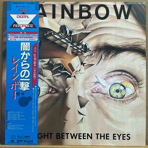 LP■HR/HM//Rainbow/Straight Between The Eyes/28MM 0152/美品美盤/帯付 Obi/レインボー/闇からの一撃