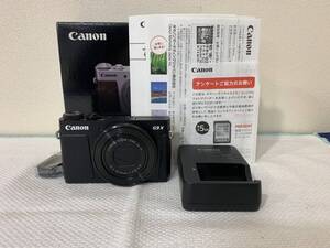 ★☆【ジャンク】 キャノン Canon PowerShot G9 X MarkII ブラック コンパクトデジタルカメラ 【当店保証無商品】☆★