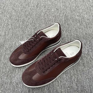 ブルネロクチネリ　BRUNELLO CUCINELLI メンズ　スニーカー　レザー　牛革　靴　シューズ　39-44　サイズ選択可能　4087