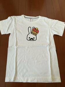 ★【USED】CUNE Tシャツ 王冠うさぎ 白色・XSサイズ・2回程着用