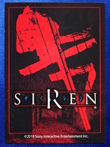 「SIREN」（サイレン）トレーディングカード マナ字架 SIREN2 NT New Translation SCEI SONY SIREN展 墓場の画廊 レア 初期 限定