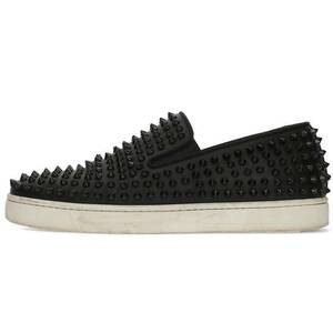 クリスチャンルブタン Christian Louboutin ローラーボート サイズ:40.5 スタッズローカットスニーカー 中古 BS99