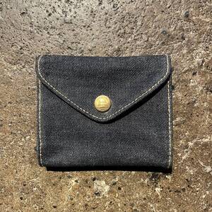 RRL ENVELOPE DENIM WALLET ダブルアールエル デニムウォレット 財布 刺繍 セルヴィッチ Ralph Lauren ラルフローレン 