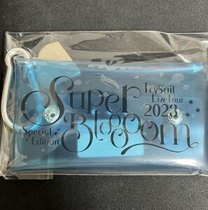 TrySail SuperBlooooom クリアポーチ ライトブルー 麻倉もも 雨宮天 夏川椎菜