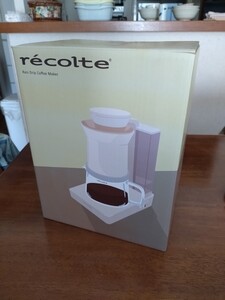 recolte レインドリップコーヒーメーカー　RDC-1（W）【新品】