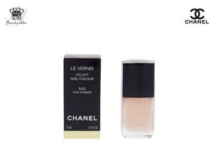 シャネル ネイルエナメル ヴェルニ ヴェルヴェット LE VERNIS 542 ピンク ラバー マニキュア CHANEL 【Used 開封品】