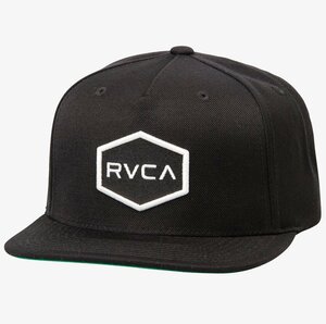 RVCA Commonwealth Snapback Hat Cap Black キャップ