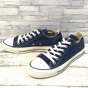 R6194bL USA企画 CONVERSE ALL STAR コンバースオールスター サイズUS7 (25cm位) ローカットスニーカー ネイビー メンズ キャンバス 