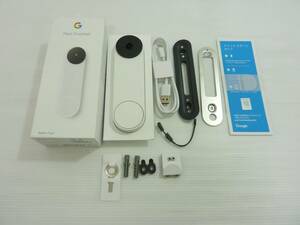 CV5748ta 美品 Google グーグル Google Nest Doorbell スマート ドアベル GA01318-JP ドアホン バッテリータイプ