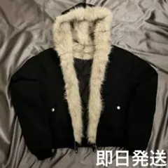 【即日発送】短丈 ファー fur foodie jacket opium y2k