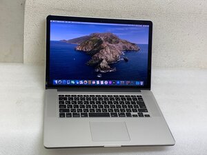 Apple Macbook Pro A1398 Mid 2012 core i7 3720QM 2.6GHz メモリ16G SSD 500GB 無線 15.4インチ macOS Catalina 10.15.7