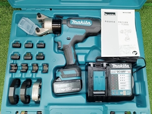 未使用 makita マキタ 18V 充電式 圧着機 バッテリー ＋ 充電器付き TC300DRG