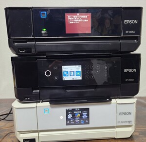 ☆EPSON　EP-805A EP-810AB EP-806AW インクジェット複合機　プリンター　ジャンク品　3台まとめて　１円スタート！　エプソン