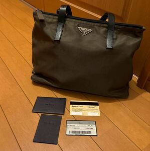 PRADA プラダ トートバッグ ギャランティカード付き