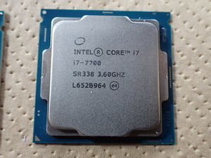 intel インテル core i7-7700　3.6GHｚ