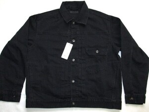 ★新品 2023年 UNIQLO ユニクロ デニムジャケット L 08.DARK GLAY ダークグレー 本格デニムジャケットにストレッチ性をプラス ポケット有★