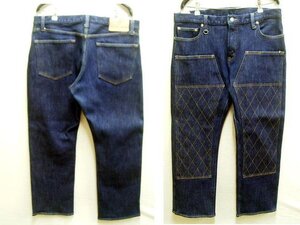 ◇即決[W40]濃紺 児島ジーンズ ダブルニー ストレッチ ヘビーオンス 21oz デニム パンツ KOJIMA GENES■R522