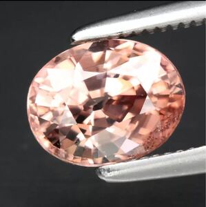 VS 非加熱 天然ピンクシャンペンジルコン 1.27 Ct カラット