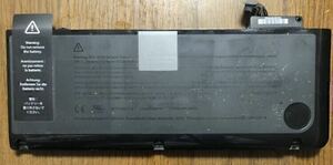 MacBook Pro 13 inch 2011 2012 A1278 (型番A1322) Apple純正バッテリー 動作未確認