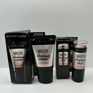 q978 未使用保管品 MAYBELLINE NEW YORK メイベリン マスターストロビングクリーム ・スティック 02 ピンク