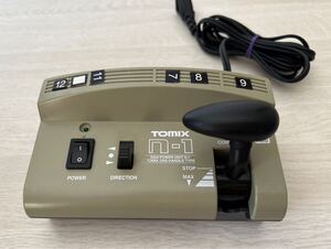 241205D●TOMIX Nゲージ鉄道模型 パワーパック【★5504 POWER UNIT N-1 ONE-HANDLE TYPE】※通電確認済み◆♪配送方法おてがる配送宅急便60