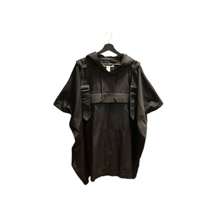 コムデギャルソンシャツ COMME des GARCONS SHIRT 22SS BELT SHIRTS PARKA ベルト シャツ パーカー 半袖 オーバーサイズ FI-C004 M 黒 ブラ