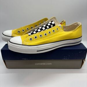 【30cm】00s Dead Stock Converse ALL STAR EM OX 2002年製 デッドストック コンバース オールスター チェッカー スリッポン 0258