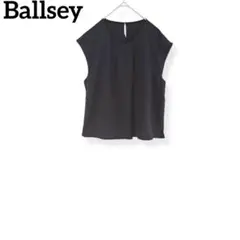 EY559【Ballsey/ボールジィ】ノースリーブブラウス　ブラック　M