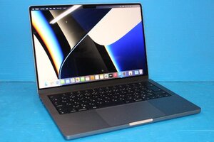 1円～ ■Apple■ MacBook Pro (14-inch, 2021) /Apple M1 Pro 8Core -GPU 14Core /メモリ 16GB/NVMe 512GB/Sequoia 15.1.1/スペースグレイ