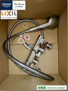 27442■LIXIL　浴室用混合水栓　BF-WM147TX-PU　単品　シャワーヘッド（GROHE）、ホース付き■展示品/取り外し品/未使用品