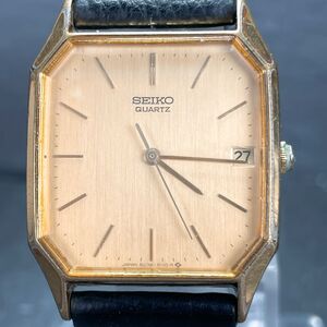 1970年代製 SEIKO セイコー 6532-5070 腕時計 アナログ クオーツ ヴィンテージ 諏訪精工舎 3針 ゴールド 新品電池交換済み 動作確認済み