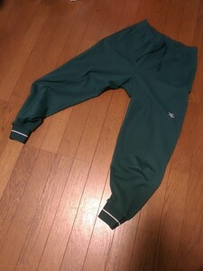 デサント DESCENTE オールド 80s90s スポーツ ジョガージャージ スリム トラック パンツ ボトムス メンズ 緑　サイズM