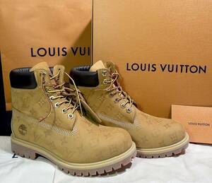 《24AW限定★新品★国内正規品》LOUISVUITTON×Timberland ルイヴィトン ティンバーランド Monogram Embossed 6inch Ankle Boot/Beige