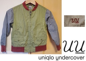 Uniqlo*UNDERCOVER MA-1ジャケット120UUユニクロKIDSアンダーカバー/GUホワイトマウンテニアリングWhite MountaineeringマーキーズMARKEY