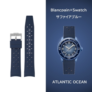 PLANCPAIN×Swatch トロピックタイプラバー サファイアブルー