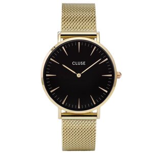 新品未使用　　クルース CLUSE ラ・ボエーム 38mm CL18109 レディース　BLACK　GOLD