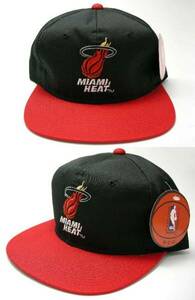 NBA MIAMI HEAT マイアミ ヒート 90s VINTAGE デッドストック ヴィンテージ スナップバック キャップ SNAPBACK CAP