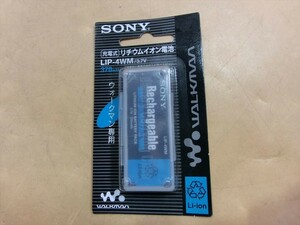 T【ア6-68】【60サイズ】◇未開封/SONY(ソニー) WALKMAN 充電式リチウムイオン電池/LIP-4WM/※経年品