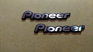 Pioneer　アルミ製　エンブレム　2個セット　パイオニア　4