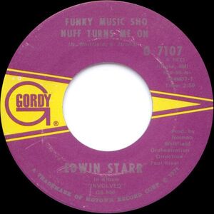 米7 Edwin Starr Funky Music Sho Nuff Turns Me On / Cloud Nine G7107 Gordy /00080