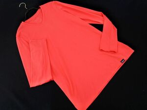 Patagonia パタゴニア Vネック 長袖 カットソー sizeM/ピンク ■◇ ☆ ebc6 メンズ