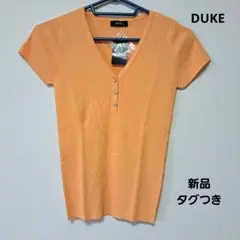 DUKE　半袖　レディース　カットソー　オレンジ