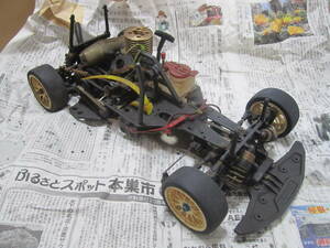 1/10 京商 エンジンカー ピュア10 GPスパイダー mk2 見た目は汚いけど機能良好？ KYOSHO GP R/C Pure Ten SPIDER ENGINE CAR 廃版 レア