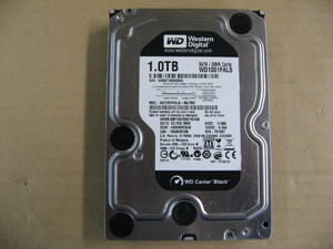 【ジャンク品、本体のみ】WESTERN DIGITAL WD1001FALS (1TB SATA300 7200)　WD1001FALS-00J7B0 ハードディスク・HDD(3.5インチ)