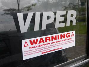  DEI Directed バイパー VIPER ステッカー ワーニングステッカー セット 各1枚 送料無料 値下げ