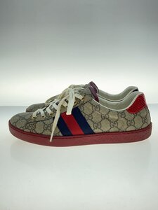 GUCCI◆ローカットスニーカー/GGスプリーム/UK7.5/BEG/PVC/429445