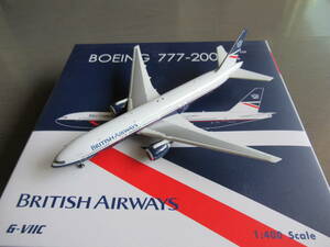 Phoenix フェニックス 1/400 British Airways ブリティッシュエアウェイス ボーイング777-200ER G-VIIC